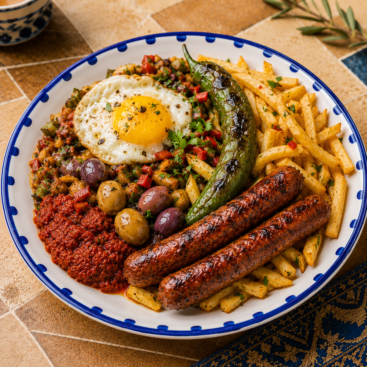 Kafteji merguez halal
