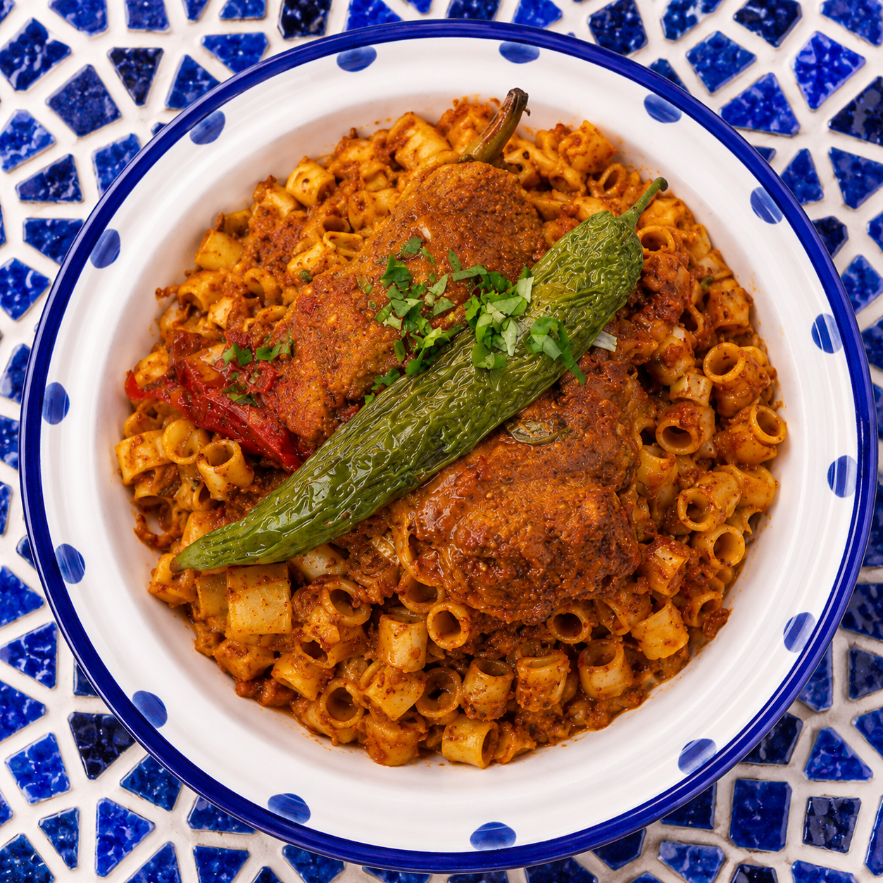 Pâtes poulet
