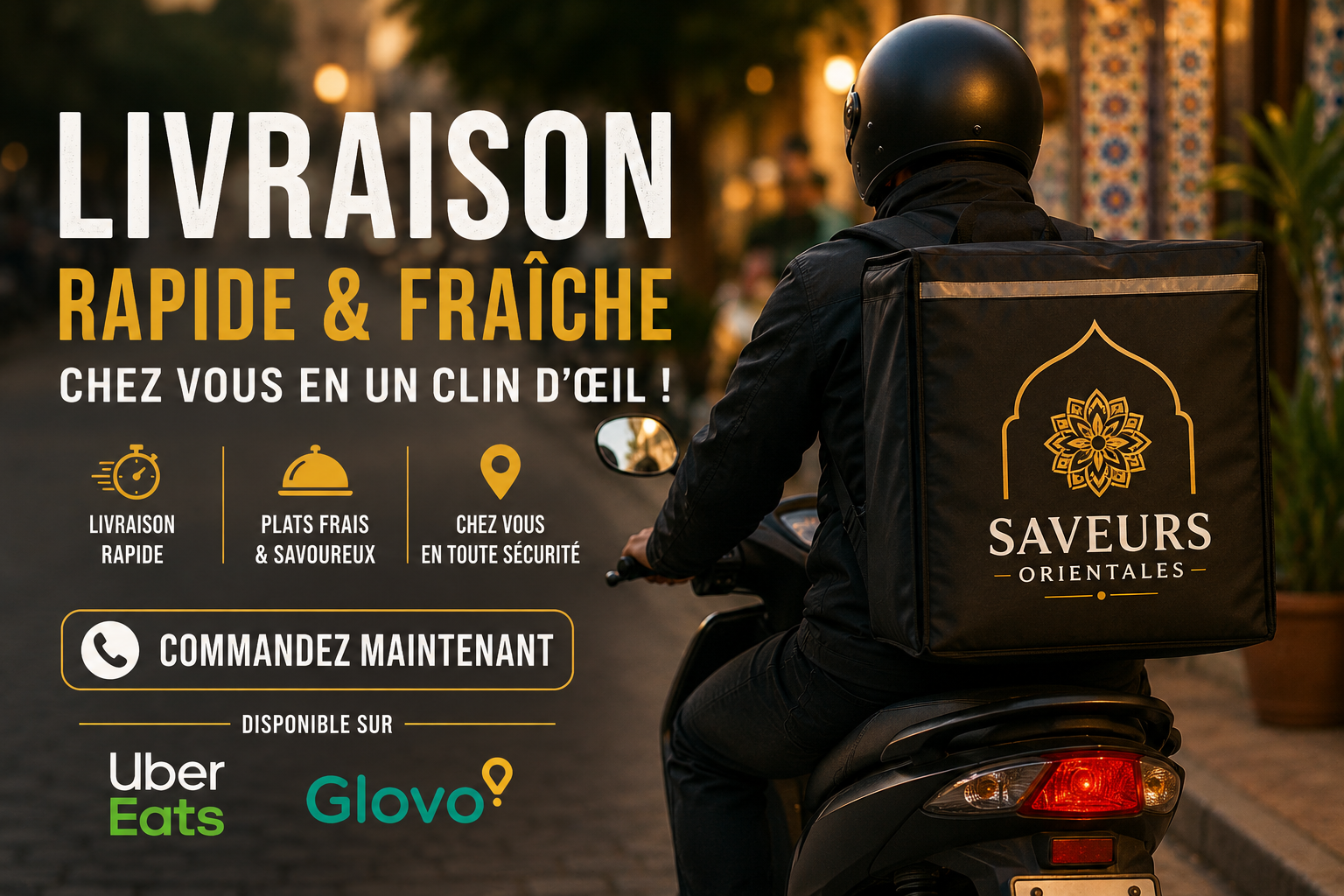 Livraison Uber Eats